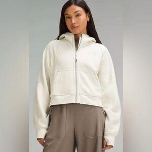 Lululemon Scuba Oversized Full-Zip Hoodie Size XS/S in Bone NWOT